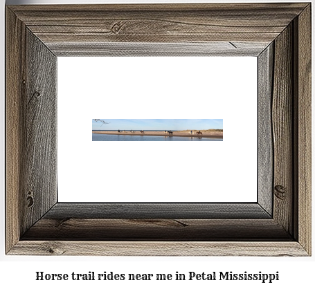 horse trail rides near me in Petal, Mississippi